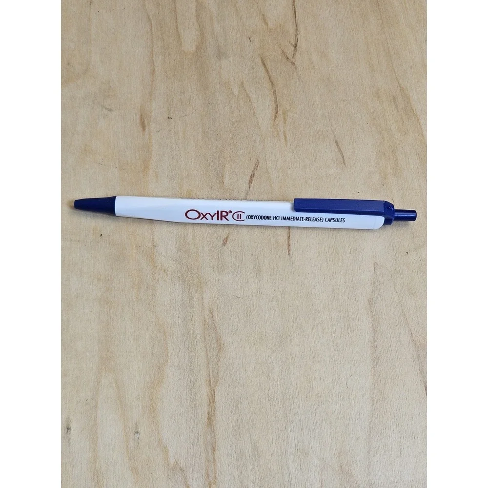 Vintage OxyContin OxyIR Bic Click Pen Pharma Drug Rep Advertising Promo